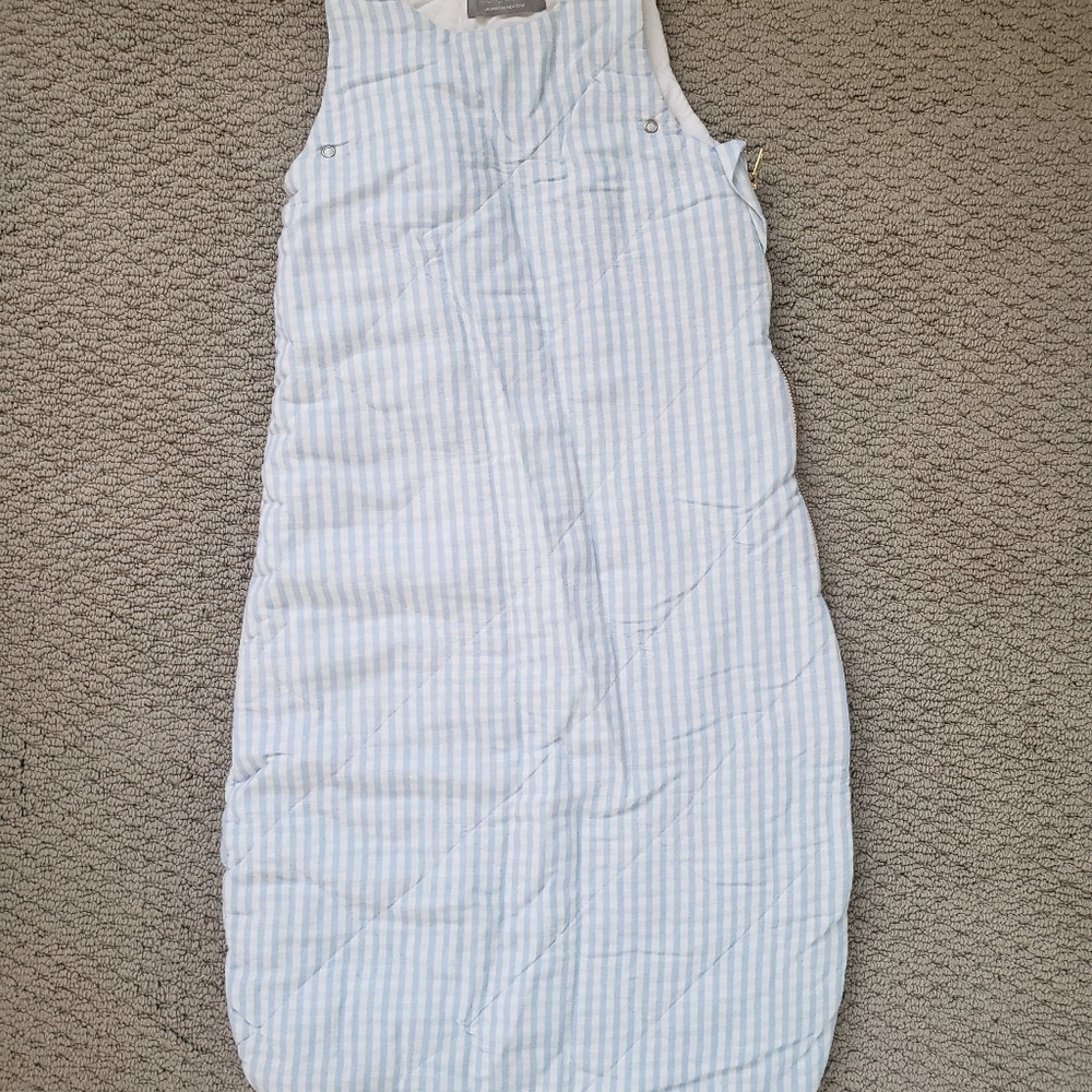 Louelle baby / toddler quilted linen sleeping bag - Picture 1 of 5